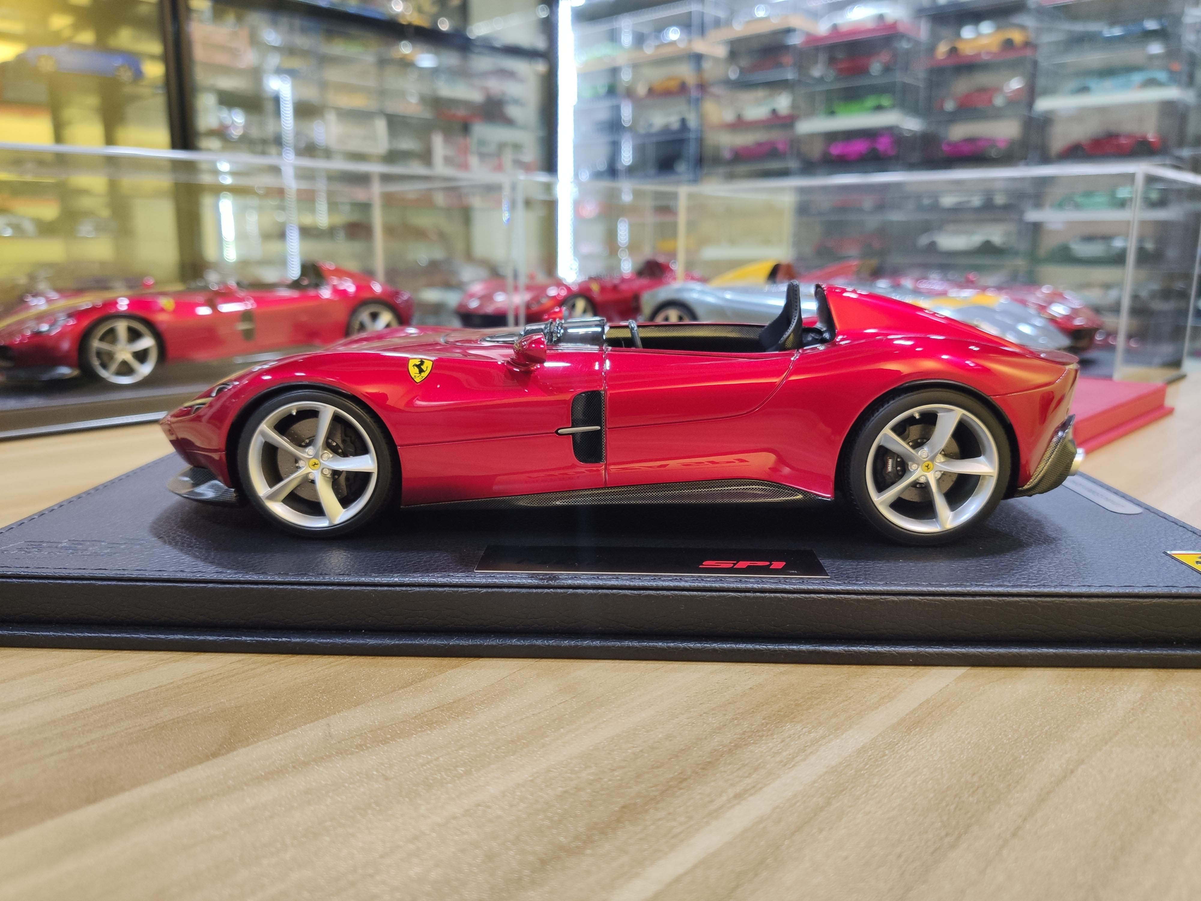 bbr法拉利ferrarimonzasp1蒙扎仿真树脂汽车模型礼品车模