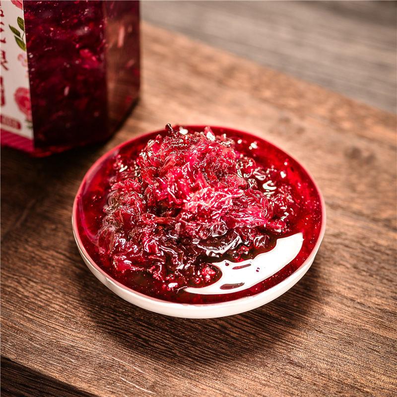 400克*2瓶玫瑰酱玫瑰糖云南手工蜂蜜鲜花果酱面包夹心