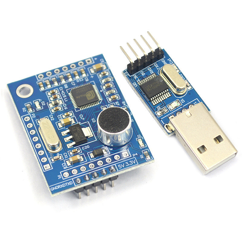 语音模块miroadld3320识别单片机io下载语音识别模块