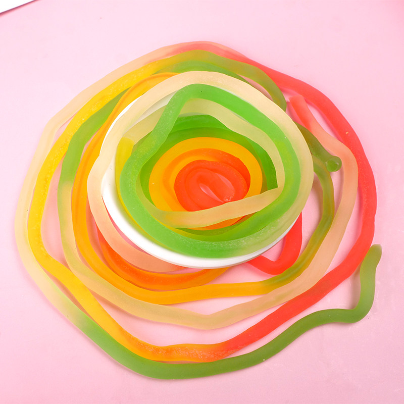 糖果怀旧零食优卡五彩绳整袋30包儿时记忆小吃传统糖果