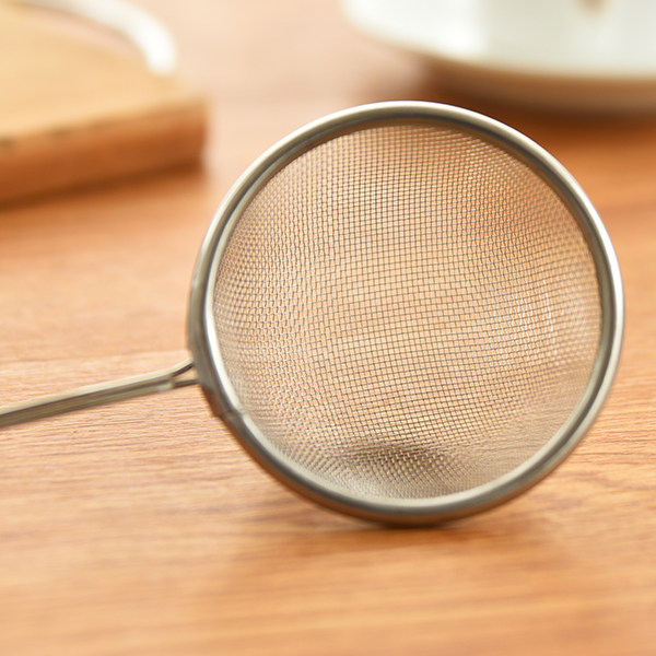 厨房不锈钢细过滤网漏勺果汁豆浆火锅过滤网筛泡沫捞勺过虑网大