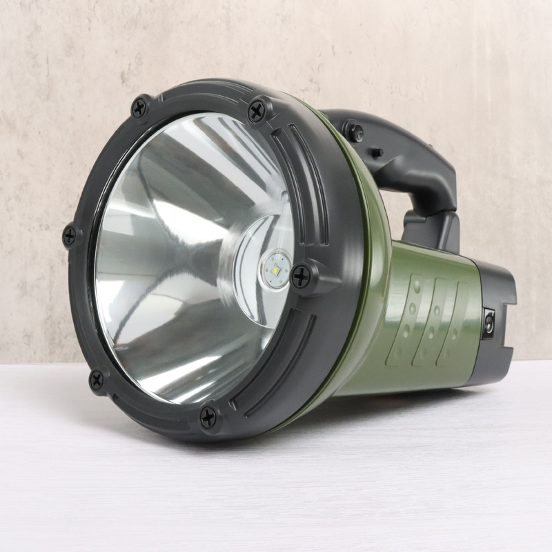 新佳强光充电式led聚光远射手提式探照灯大功率灯泡手电筒