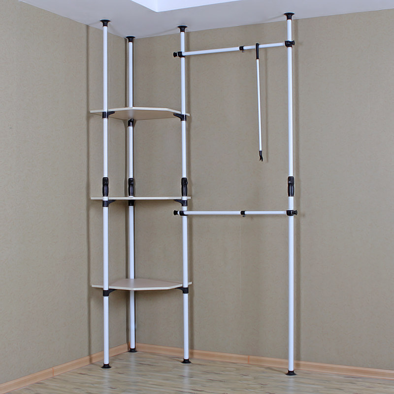 奥阁衣帽间衣柜 拐角开放式整体衣橱顶天立地