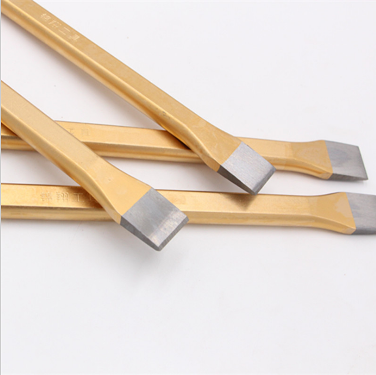 凿子高品质锋钢凿铁金属扁头石工合金钢錾子机修石工凿