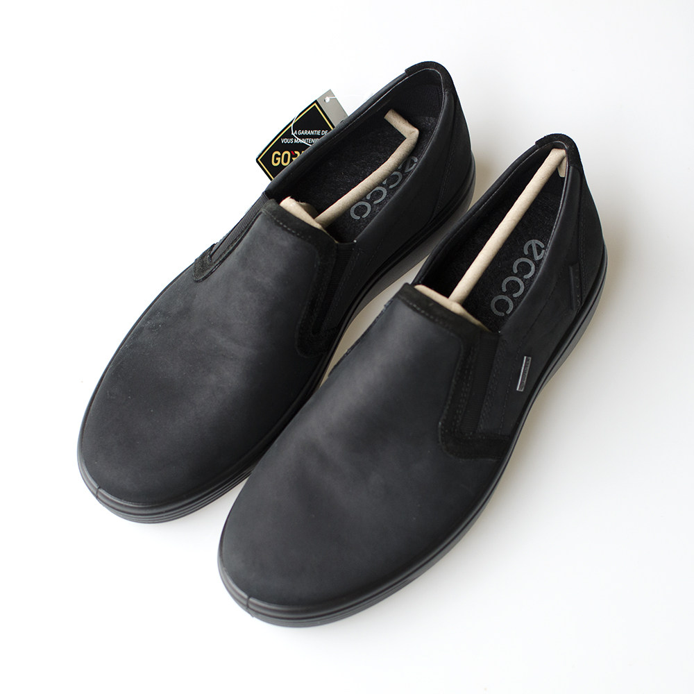 秋冬爱步eccosoft男士户外防水防滑休闲鞋皮鞋时尚休闲鞋