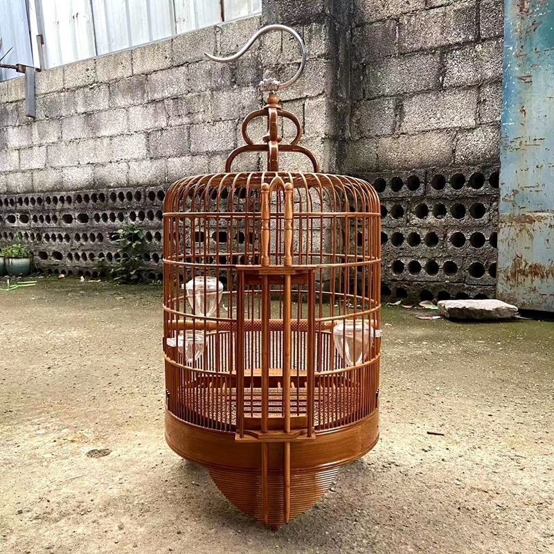 鸟笼广式画眉画眉鸟手工名师竹制大号八哥鹩哥鸟笼