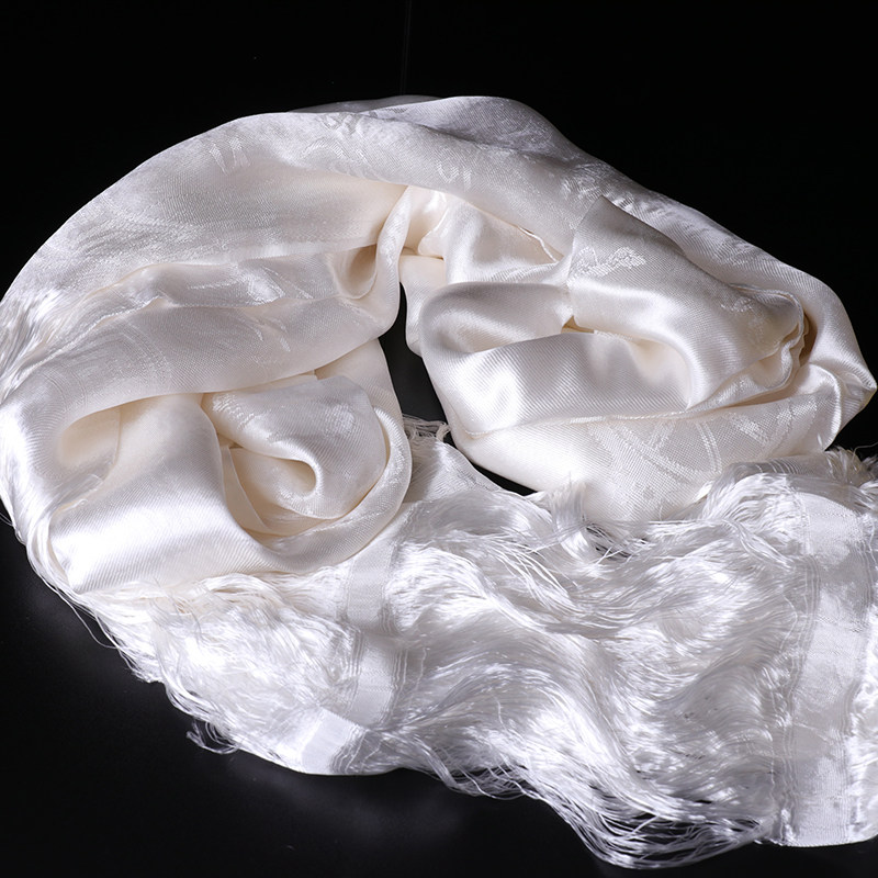 哈达藏族饰品围巾八吉祥真丝佛教车饰车内白色藏族哈达