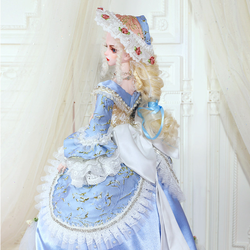 娃娃德必胜2020高定伊莎贝拉3分女娃60cm关节欧式娃娃