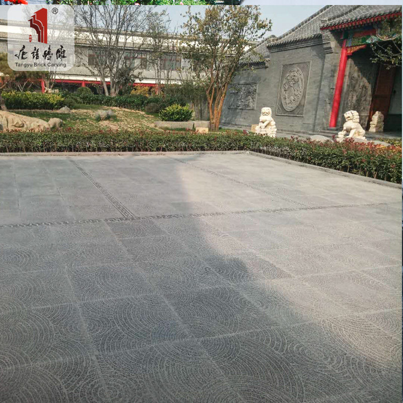 文化唐语中式庭院地砖室外防滑锻纹青石仿古砖仿古砖包括文化石