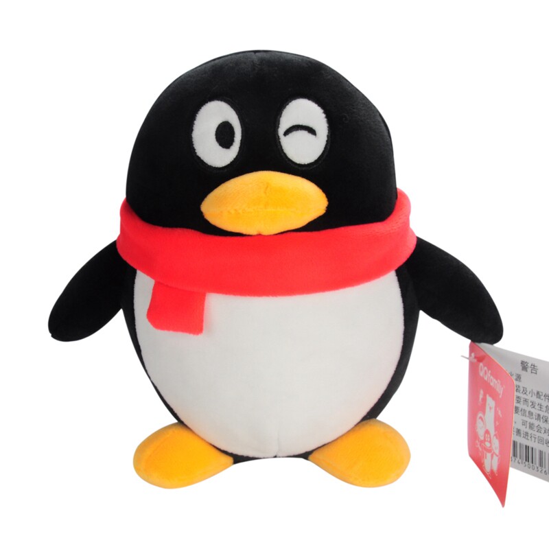 公仔正版qq可爱卡通腾讯qqfamily毛绒玩具企鹅六一儿童节毛绒布艺类