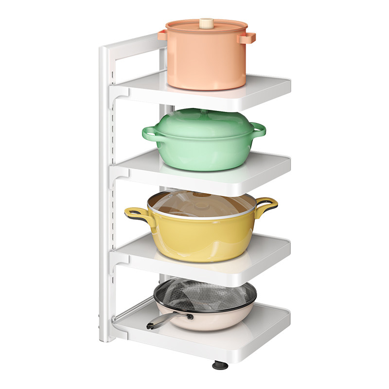 锅架厨房下水水槽置物架子多层台面锅具收纳厨房置物架