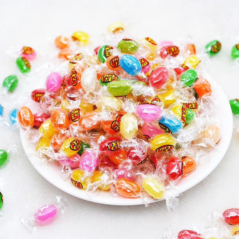 天凤彩虹糖小包装散装七彩糖果彩色糖果