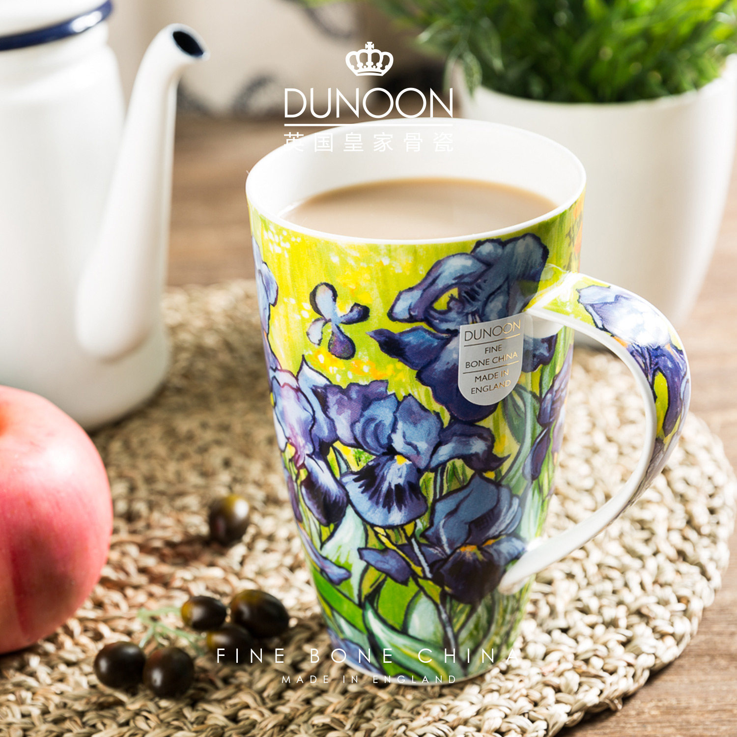 英国原产丹侬dunoon骨瓷大容量马克杯水水杯印象主义马克杯