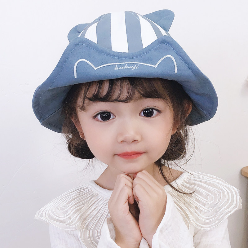 婴儿帽子春秋薄款1-3岁可爱超萌萌宝宝渔夫婴幼儿帽子