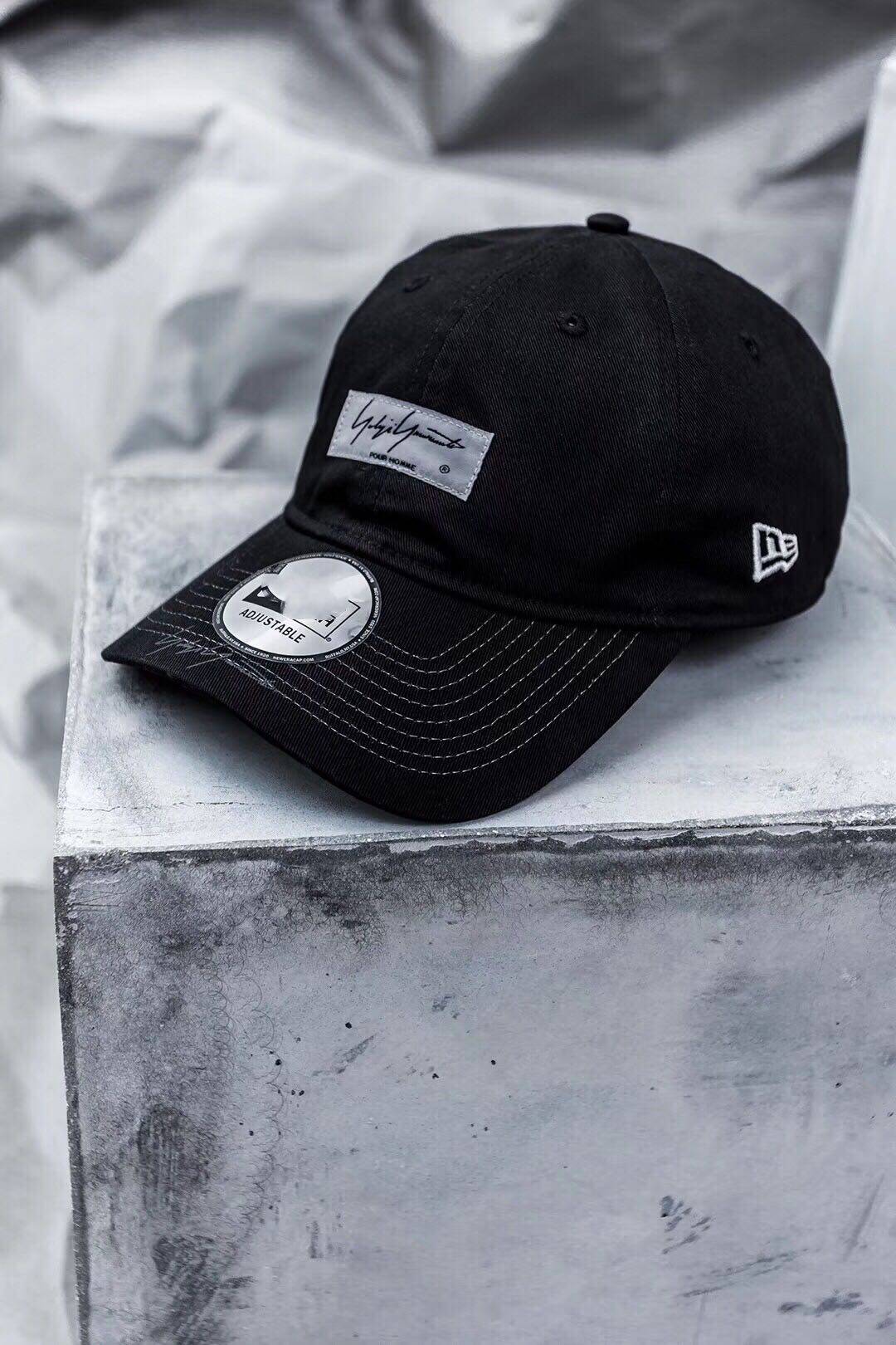 山本耀司yohji暗黑贴布logo鸭舌棒球帽情侣弯檐帽子