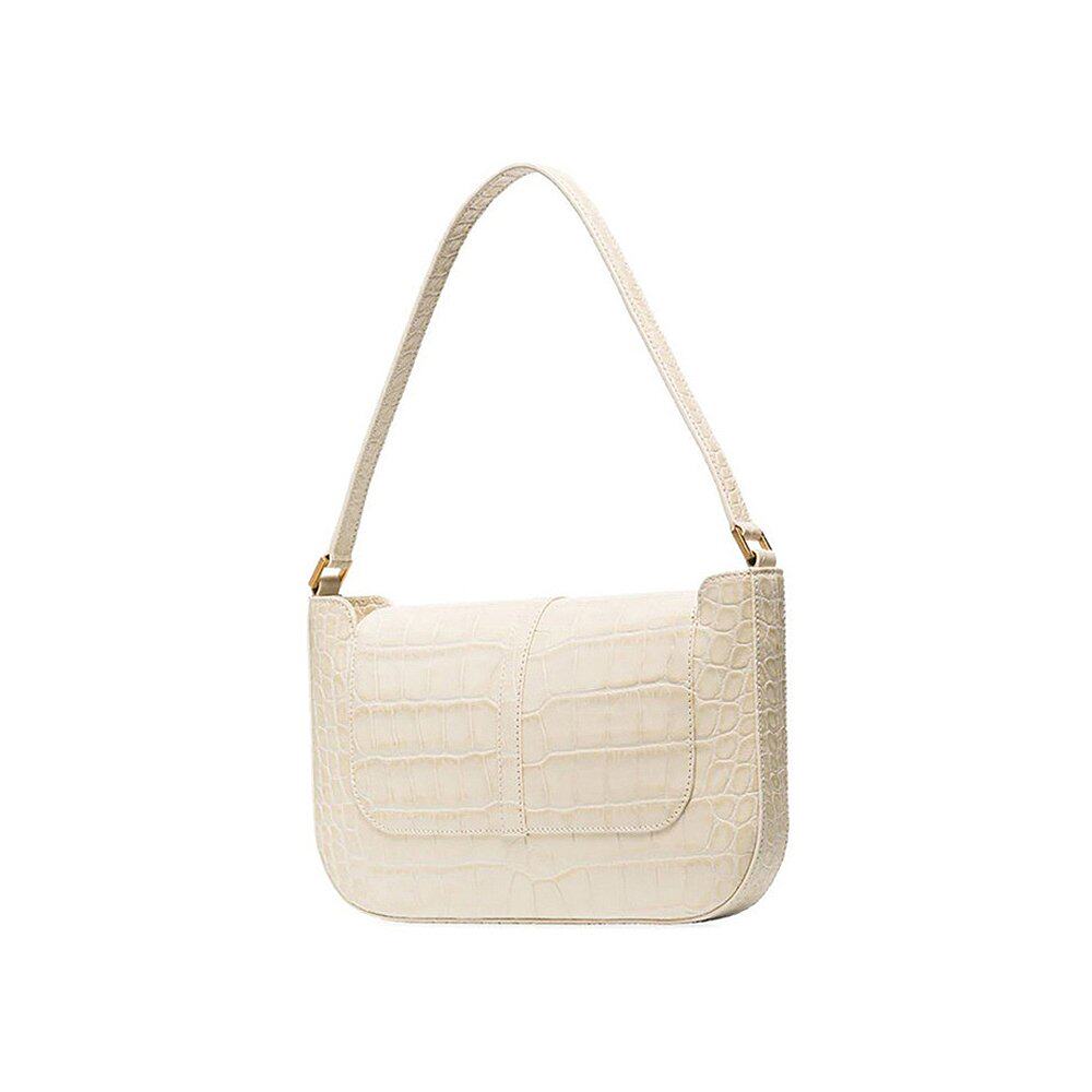 香港直发byfar手提包女士白色牛皮小众包包通用款女包