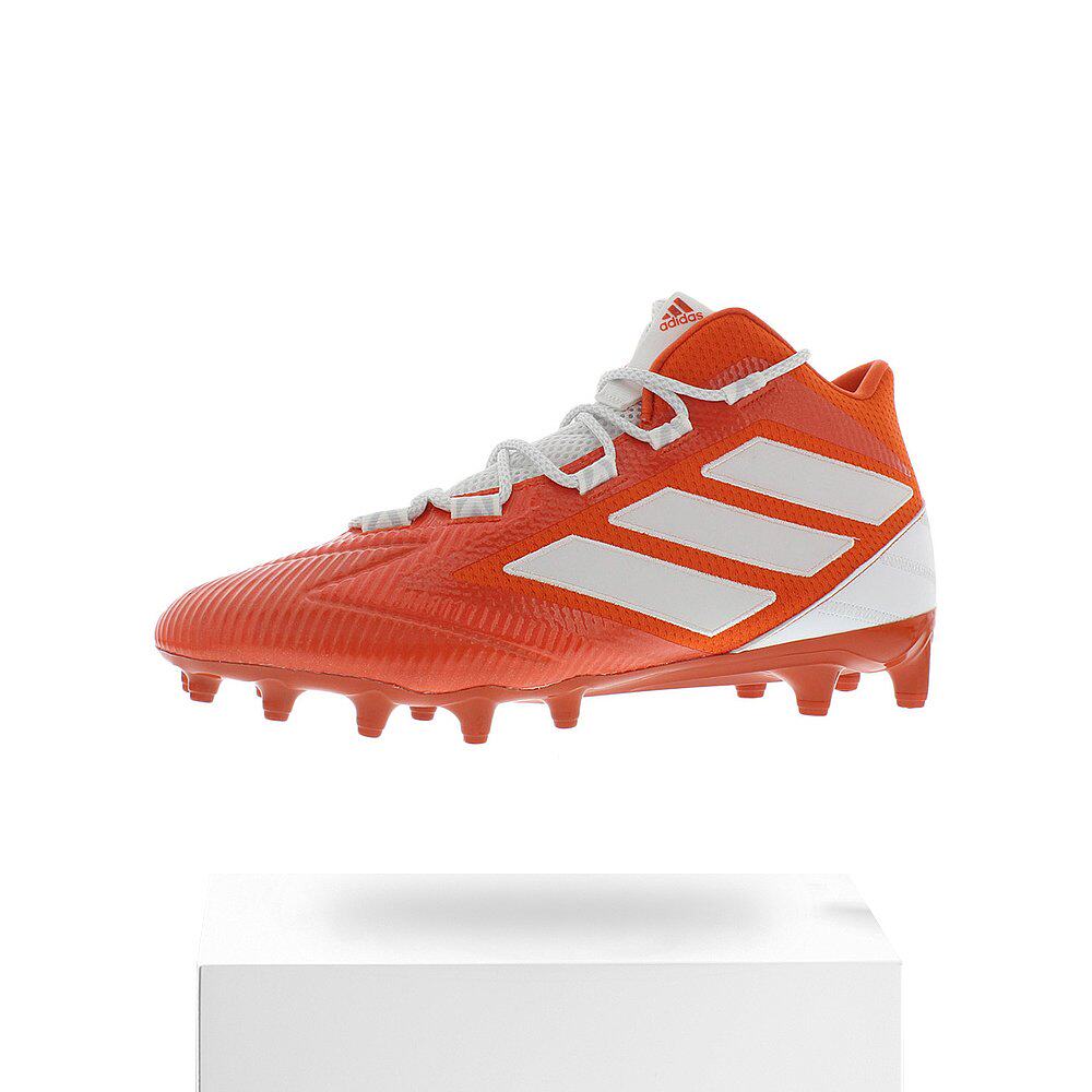 美国直邮adidas阿迪达斯男士运动鞋橙色足球钉鞋训练运动休闲鞋