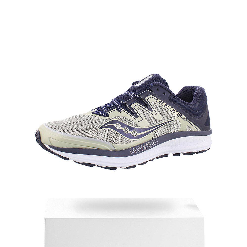 美国直邮saucony索康尼男士浅黄拼接网面厚底休闲运动休闲鞋