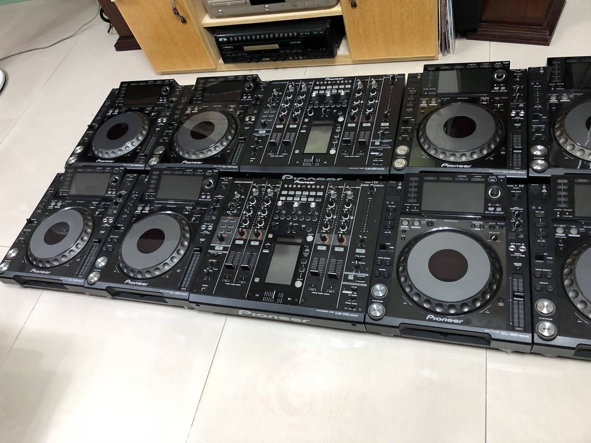 二代碟机先锋cdj2000nexusdjm2000混音台套装打碟机