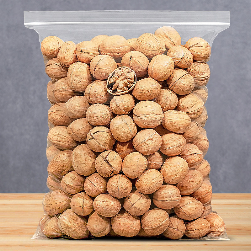 每果时光新疆纸皮核桃5斤原味手剥薄壳阿克苏纸皮