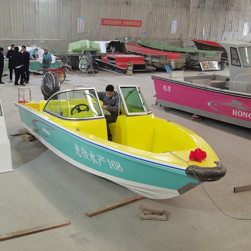 7.03米双体豪华玻璃钢快艇游艇双层海钓高速艇旅游娱乐船 6-12座