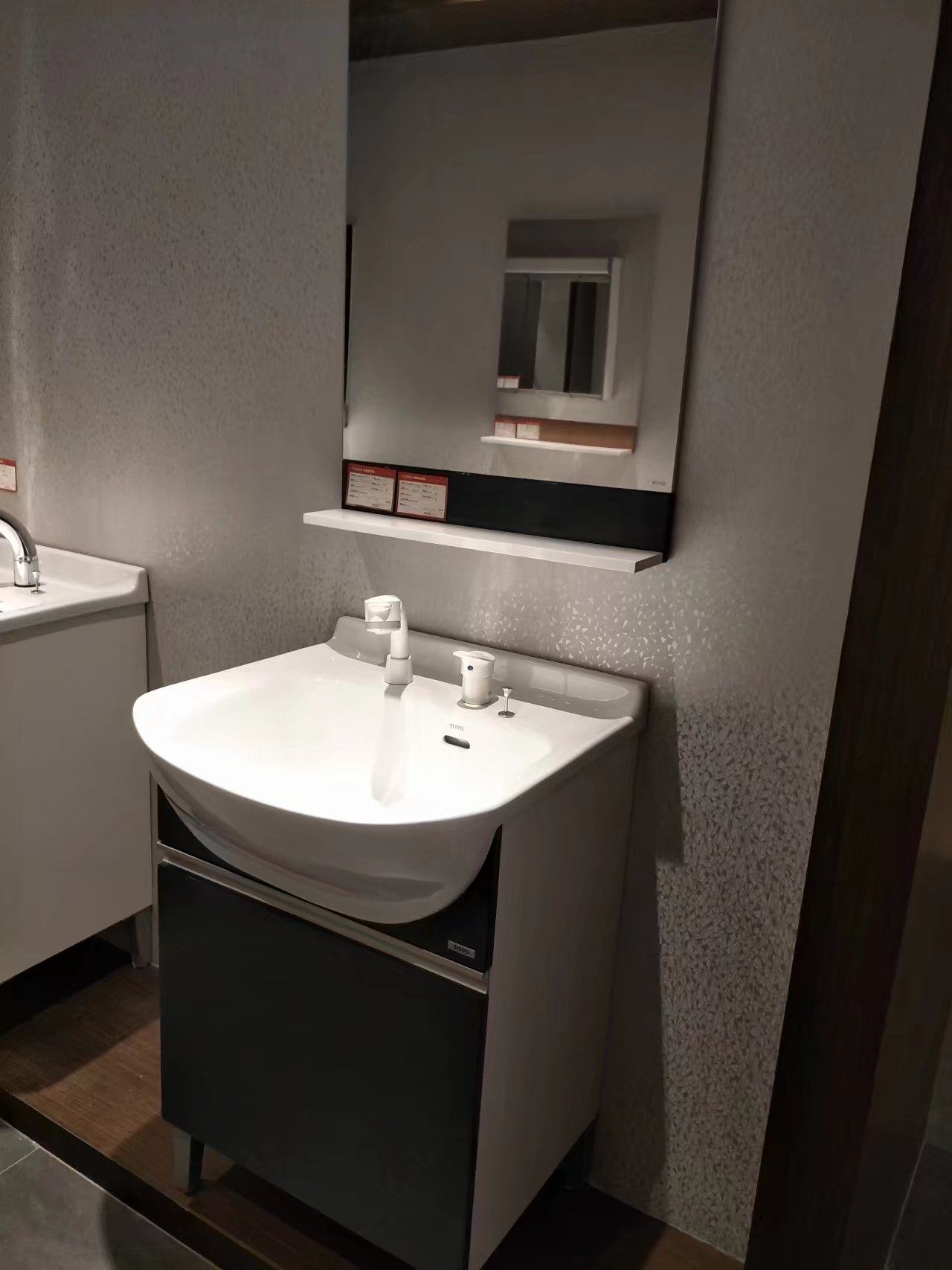 toto梳妆浴室柜落地ldsw600k灰色抽屉柜子dl319c2抽拉浴室柜