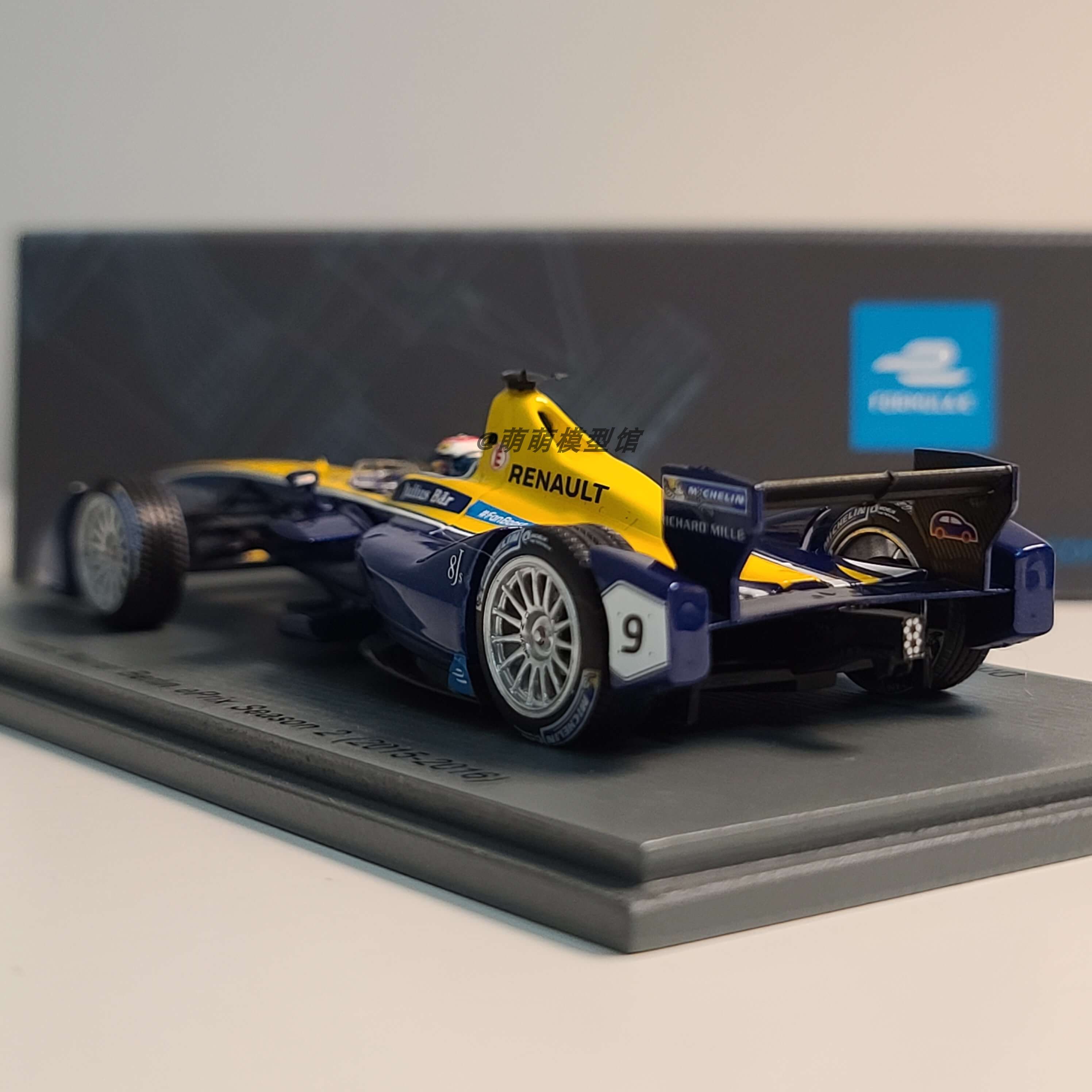spark雷诺电动方程式fe赛车模型201516赛季冠军车模