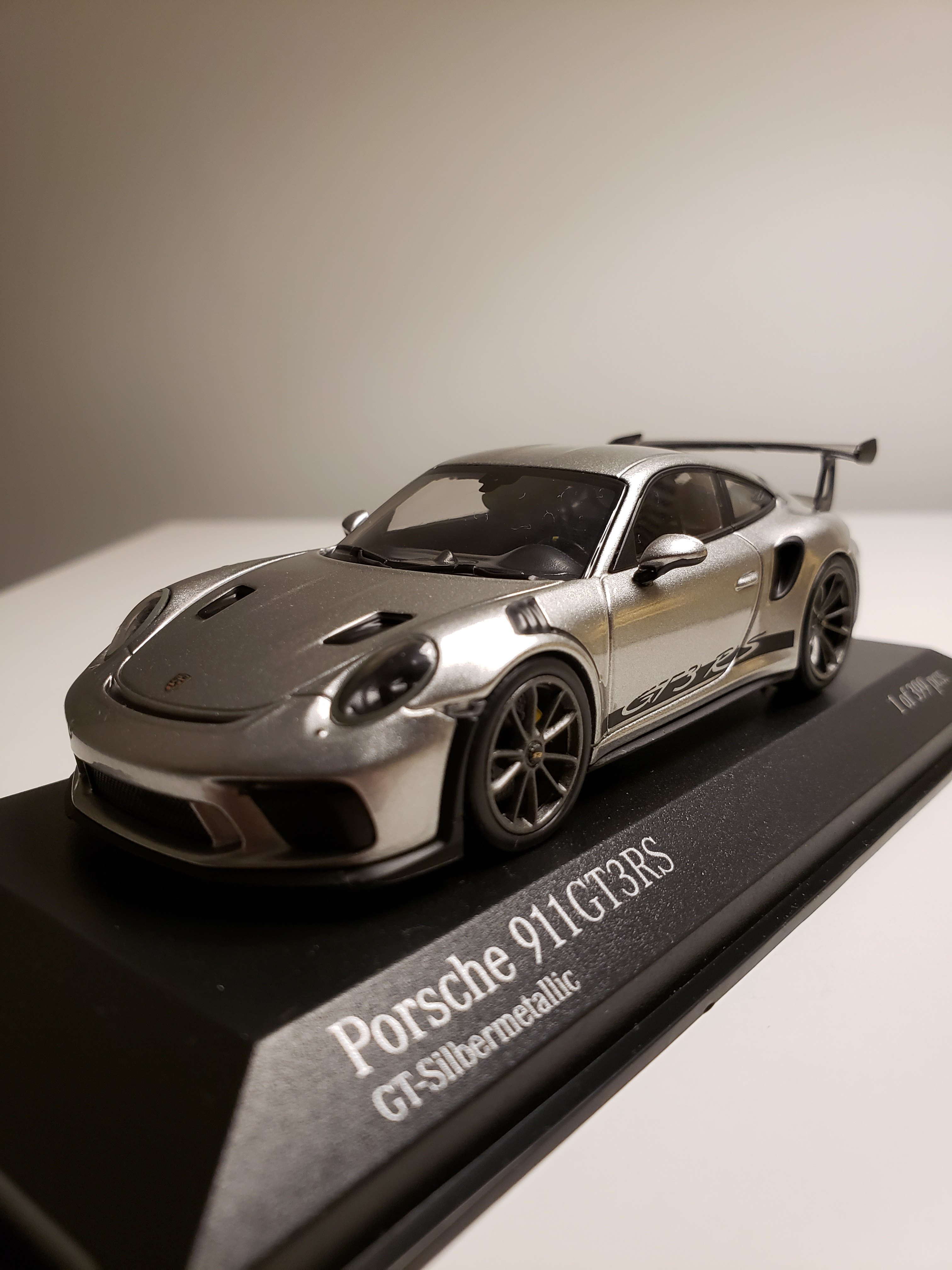 迷你切/minichamps 保时捷911 gt3 rs 43比例合金车模 限量399台