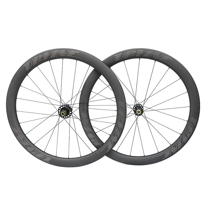 新款静藤公路自行车碳纤维轮组培林c40c50c60快拆碳刀碟自行车轮组