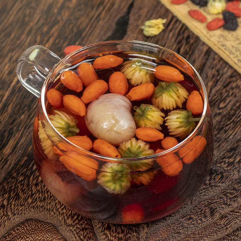 菊花枸杞桑葚桂圆茶龙龙眼肉胎花茶组合茶必代用