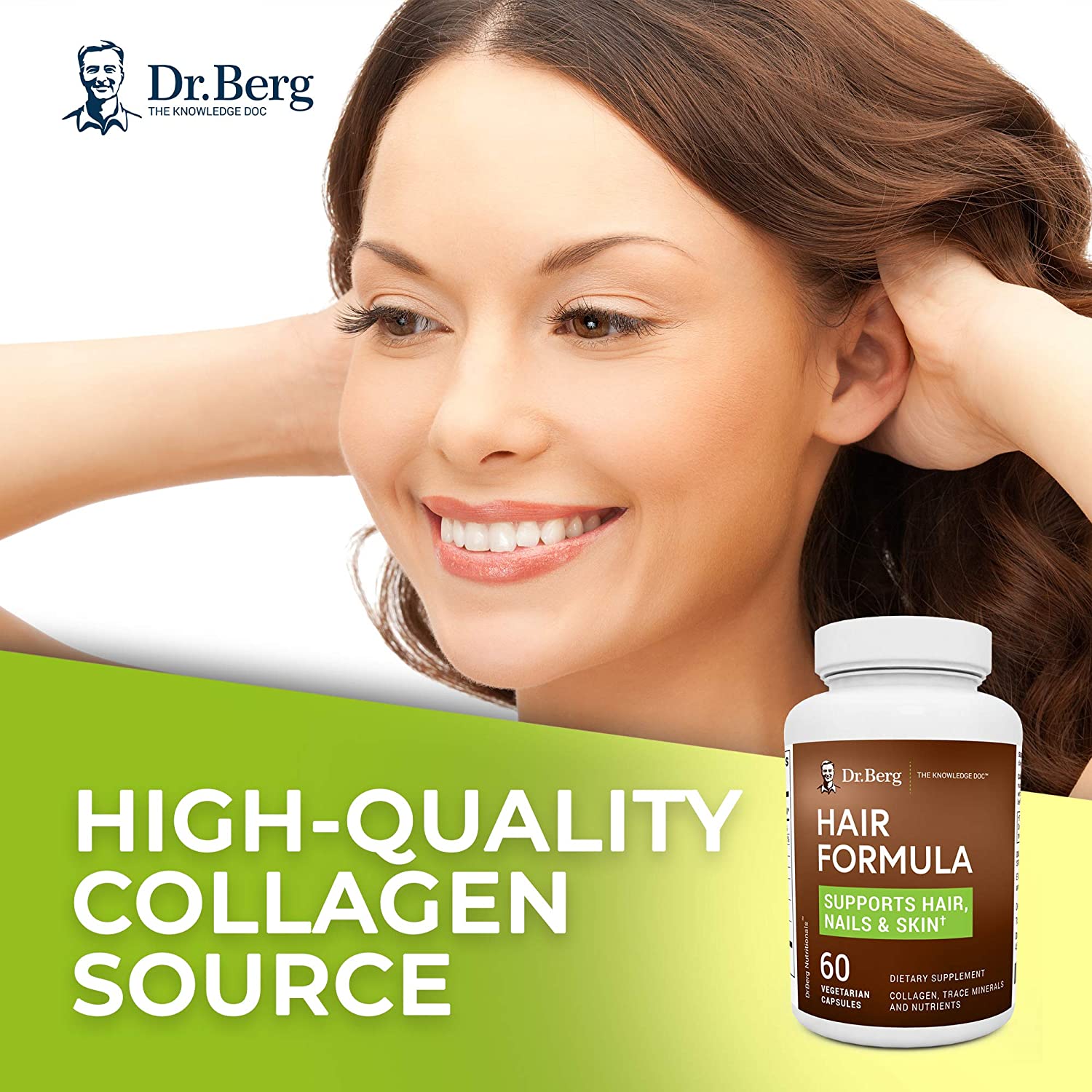 美国直邮drberg伯格医生hairformula头发指甲其它饮品