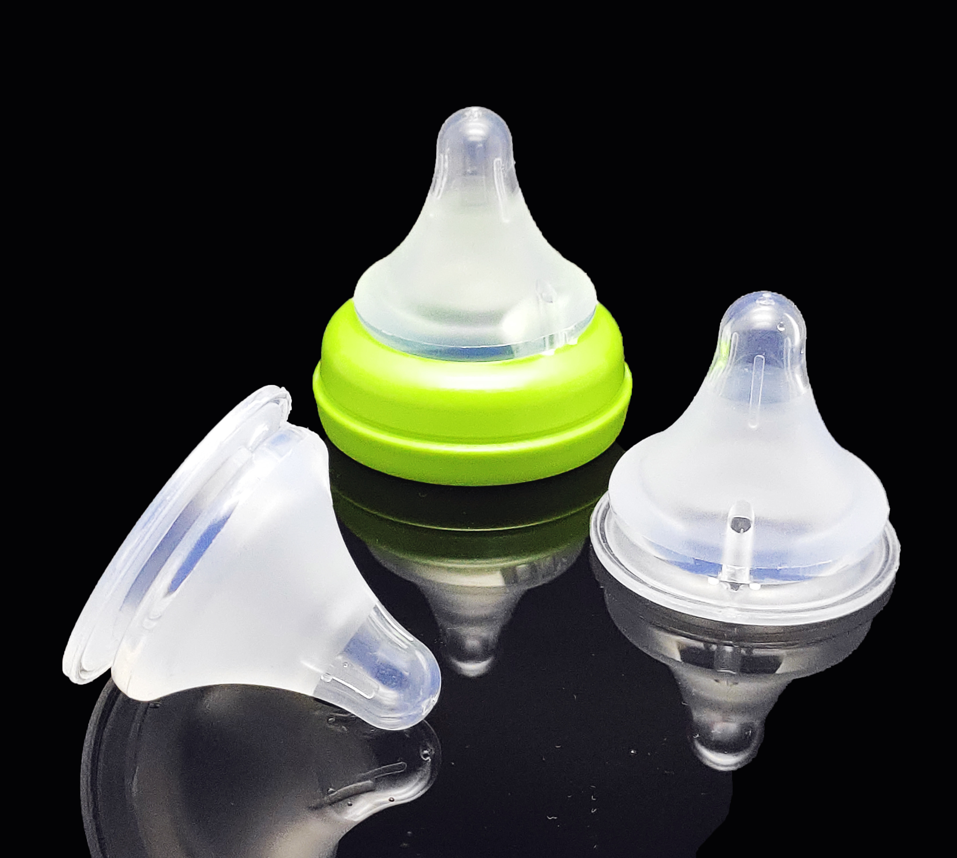 婴儿奶嘴通用宽口口径玻璃ppsu奶瓶配件吸管奶嘴