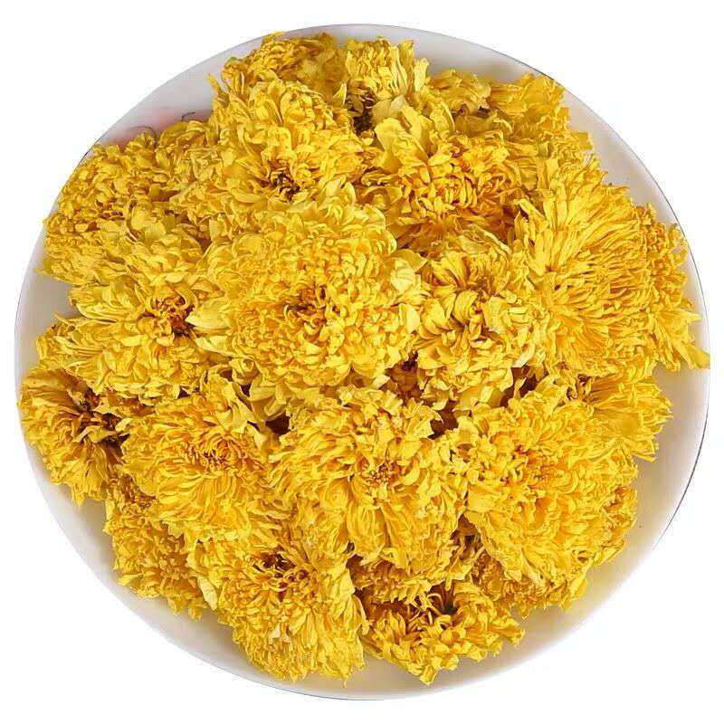黄山菊花茶500g清热黄山贡菊花茶黄贡菊散装黄菊花胎菊王冲泡