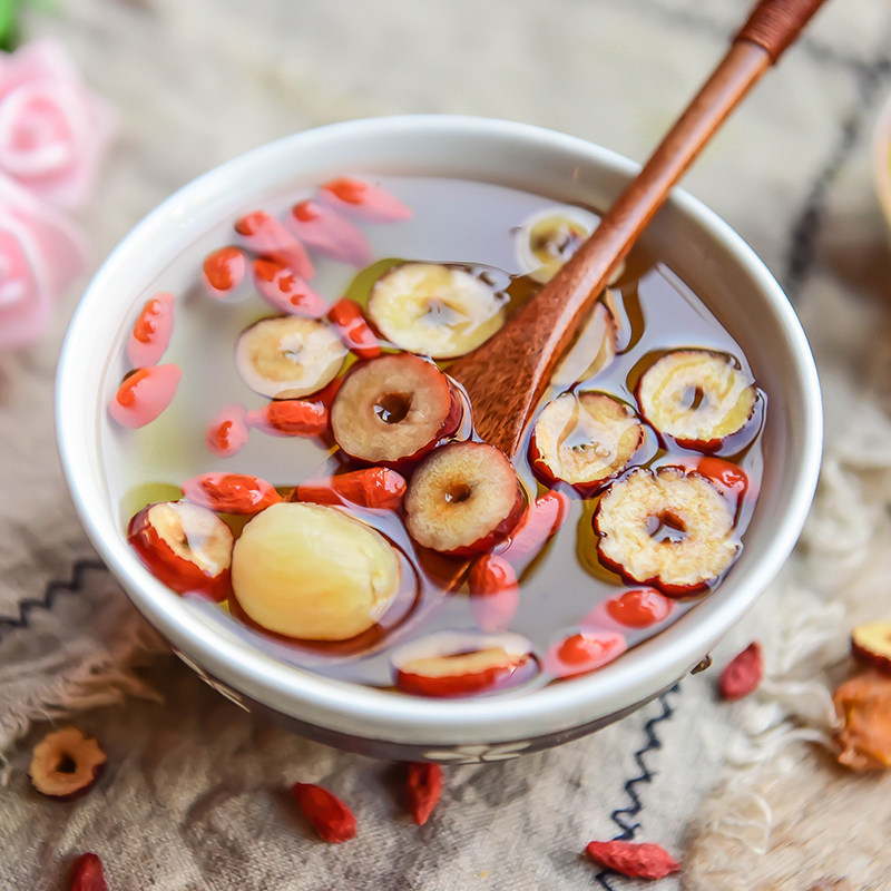 桂圆红枣枸杞茶干气血女人养生滋补调理组合组合型花茶