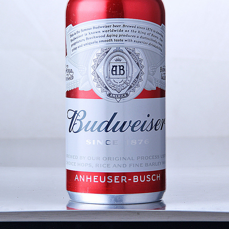 啤酒百威酷尊铝瓶budweiser红色330ml24瓶新装旋盖啤酒