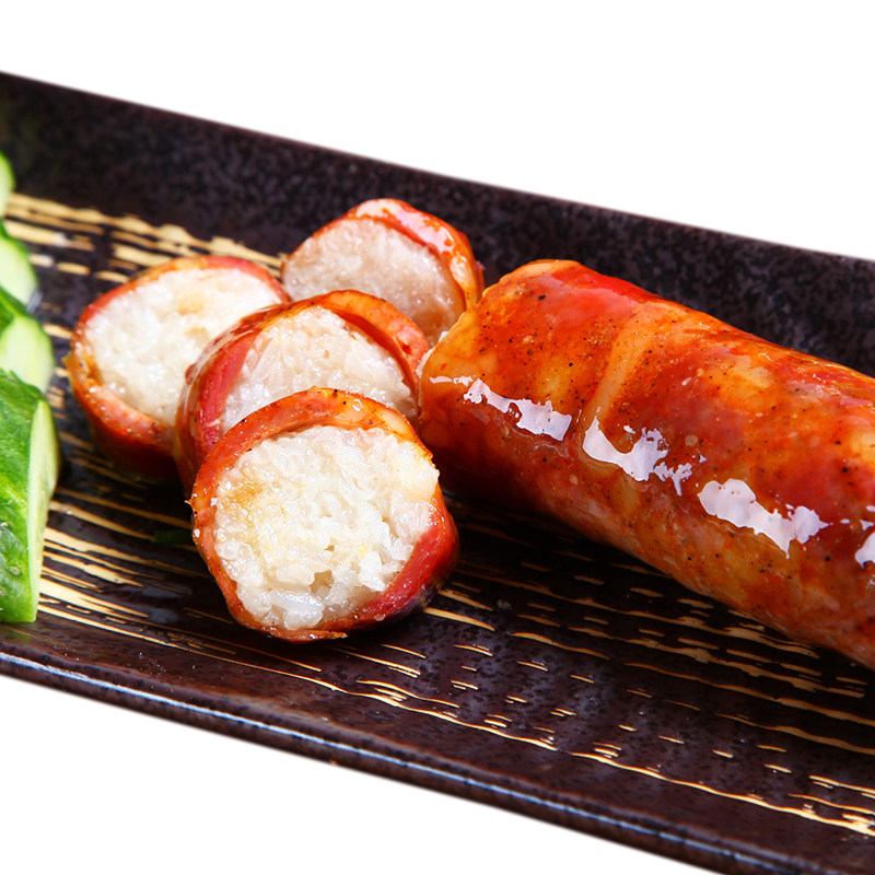 台湾风味原味香肠寿司半成品日式料理米饭卷肠半成品肉类