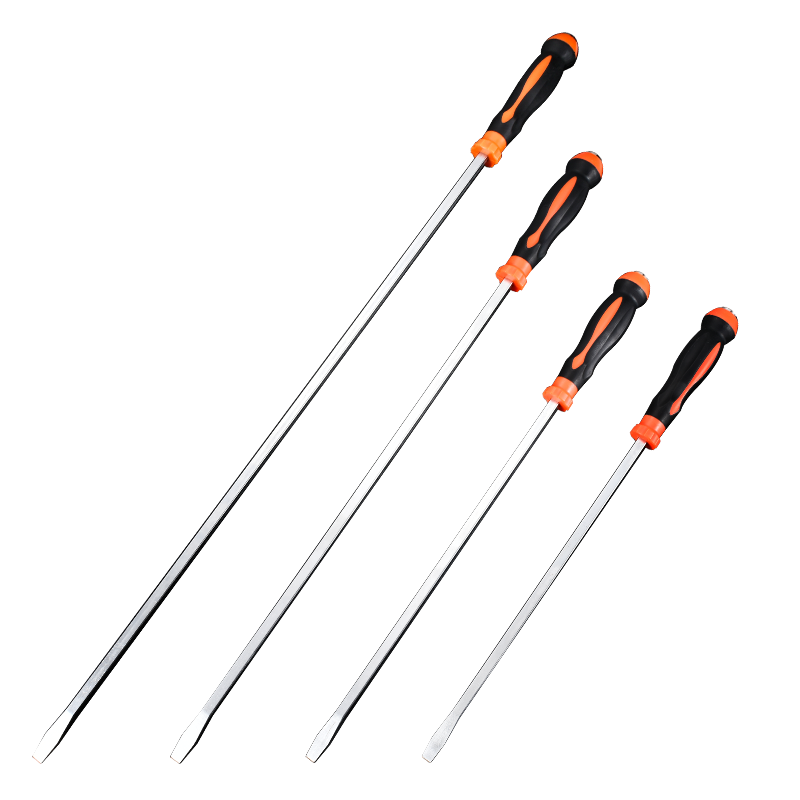 超长穿心螺丝刀可敲击加长平口起子特长一字型大螺丝批工业级改锥