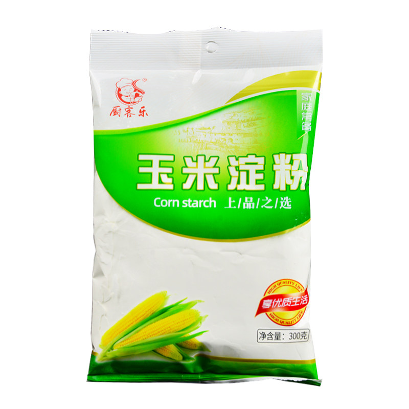 食用玉米淀粉300g生粉勾芡家庭烘焙粟粉煎炸蛋糕雪媚娘面粉炒菜