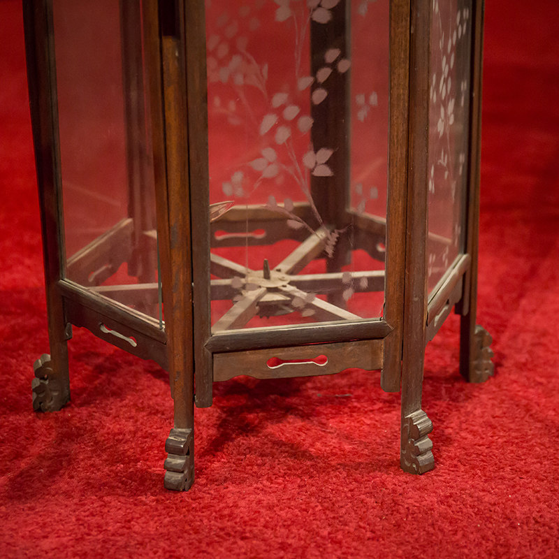 黄花梨宫灯清代六角中式古典装修灯笼文玩古董家饰软装搭配套装