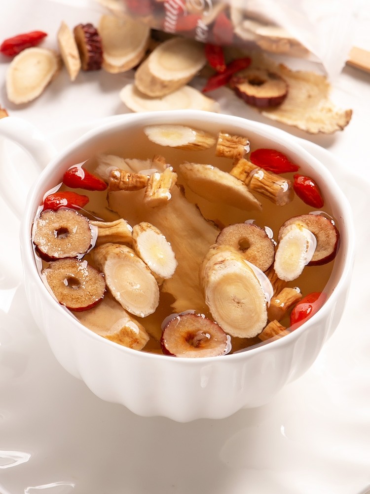 当归黄芪党参组合枸杞红枣两虚养生茶炖补汤黄芪