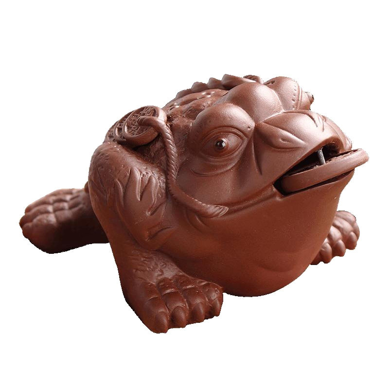 茶宠摆件器美优品紫砂金蟾茶盘茶台家用功夫茶宠摆件