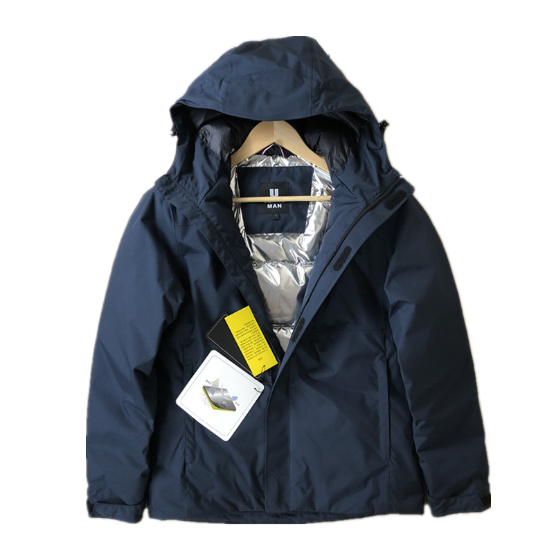 熟悉的户外鸟 日本面料秋冬防风防水冲锋衣商务休闲羽绒服夹克男