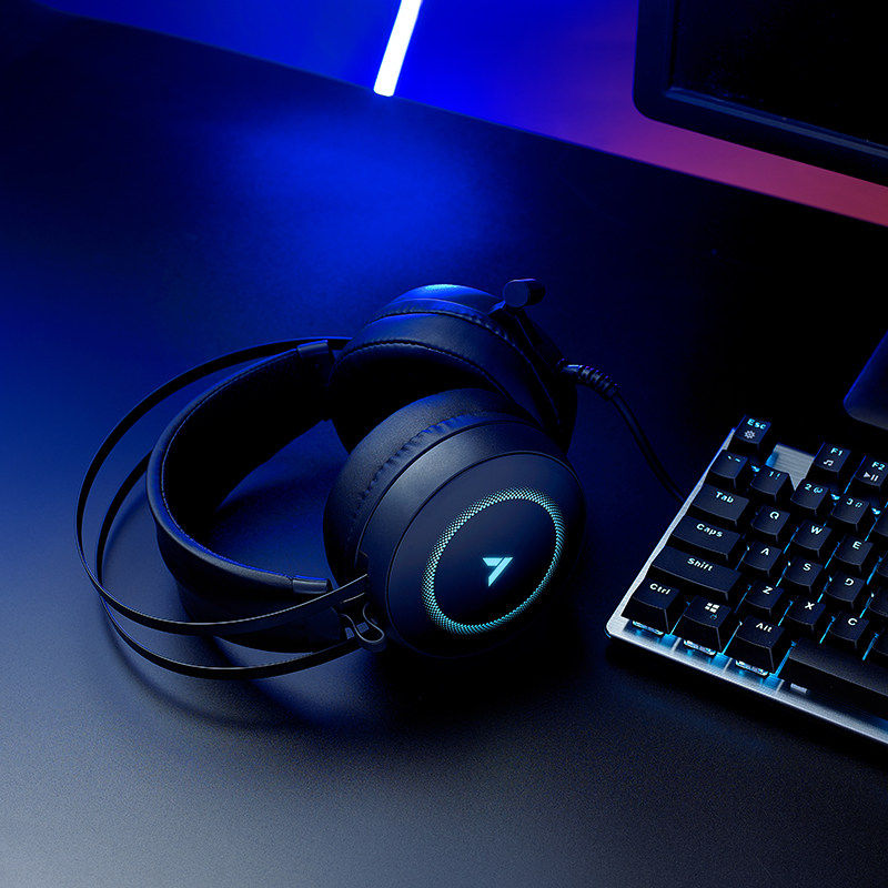 雷柏vh160游戏耳机头戴式