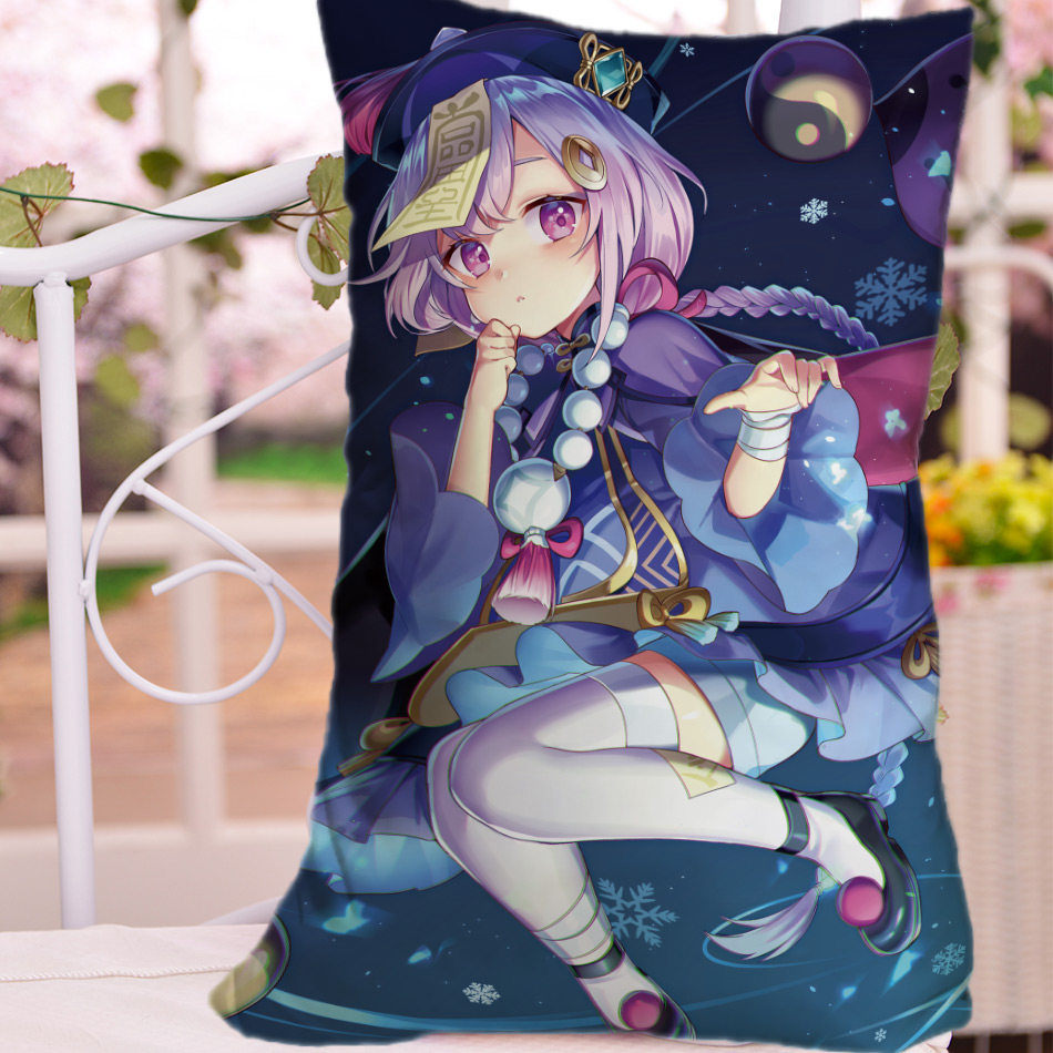 萌漫次元原神刻定制动漫抱枕派蒙可莉七七砂糖动漫毛绒