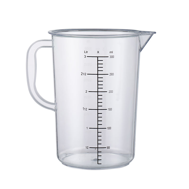 新款不破带刻度量水杯毫升克度容器量筒测量杯子