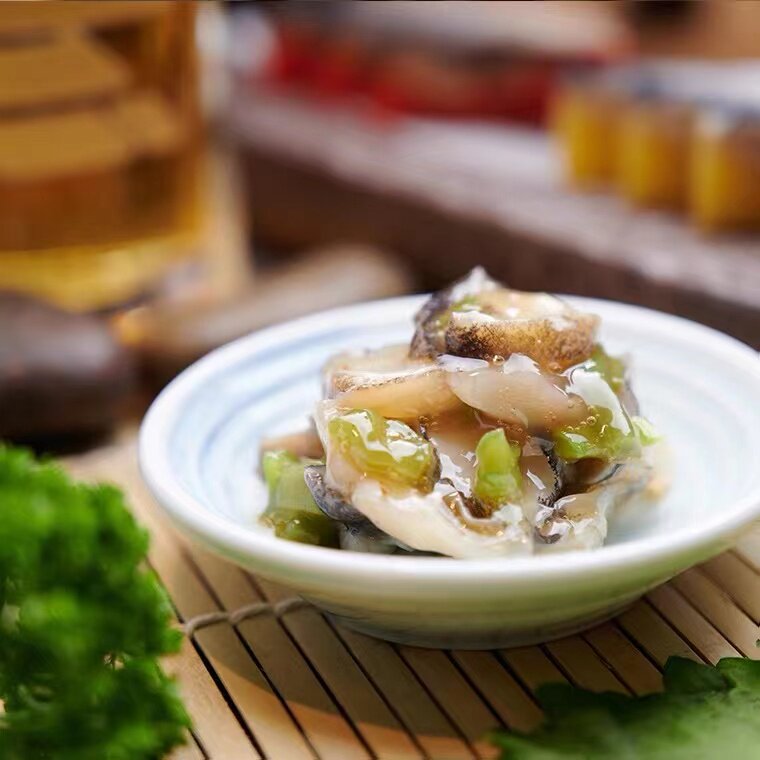芥末海螺1盒包邮江浙沪即食寿司刺身十年老店贝类制品