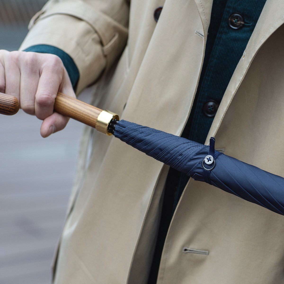 foxumbrellagt1经典硬木长柄绅士雨伞多色现货伞