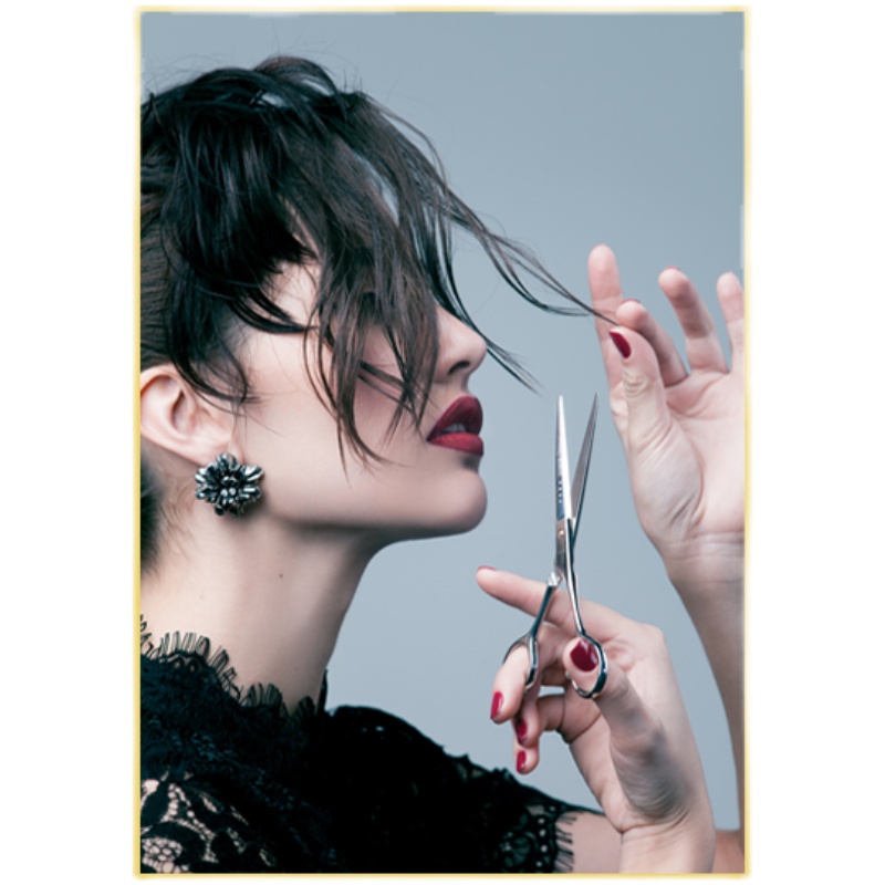 美发美容发廊沙龙理发店发型艺术造型装饰画人物现代装饰画