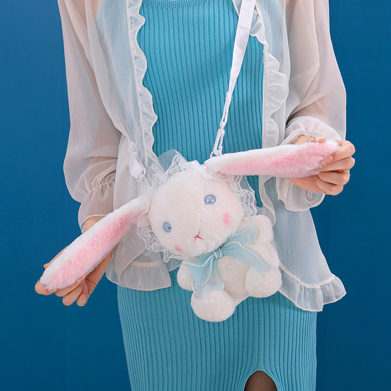 洛丽塔少女可爱韩系女孩儿童兔子包儿童单肩动物通用款女包