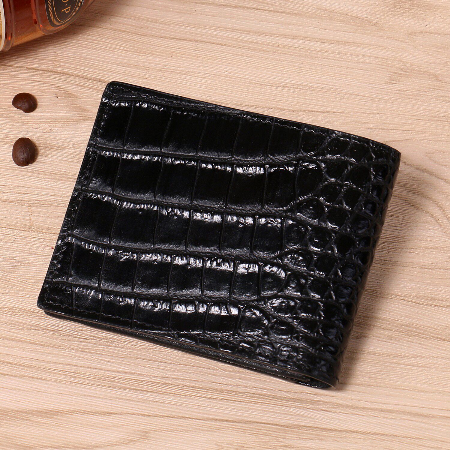 泰国鳄鱼钱包男士大容量加厚商务休闲钱夹真皮钱包